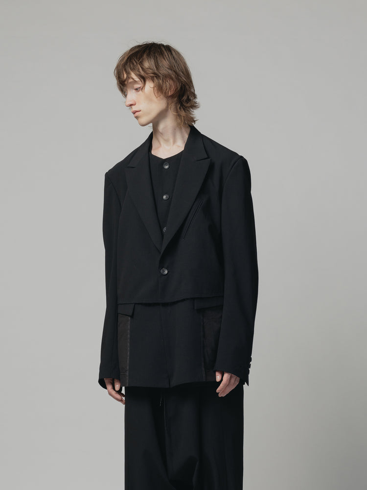 
                  
                    BLACK WOOL BLAZER
                  
                