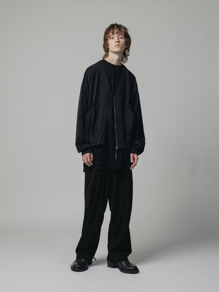 
                  
                    NYLON SMOOTH ZIP-UP CARDIGAN
                  
                