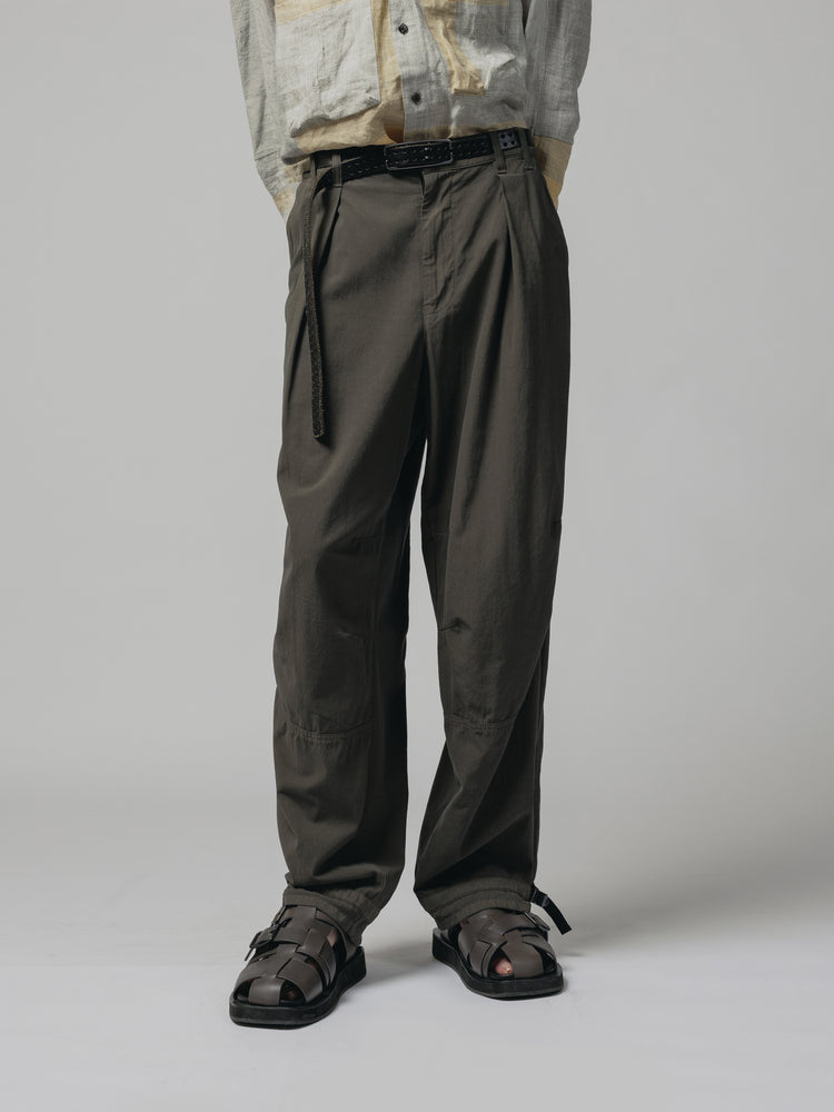 
                  
                    DRY COTTON WIDE TROUSERS
                  
                