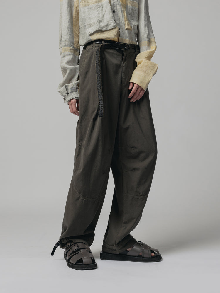 
                  
                    DRY COTTON WIDE TROUSERS
                  
                