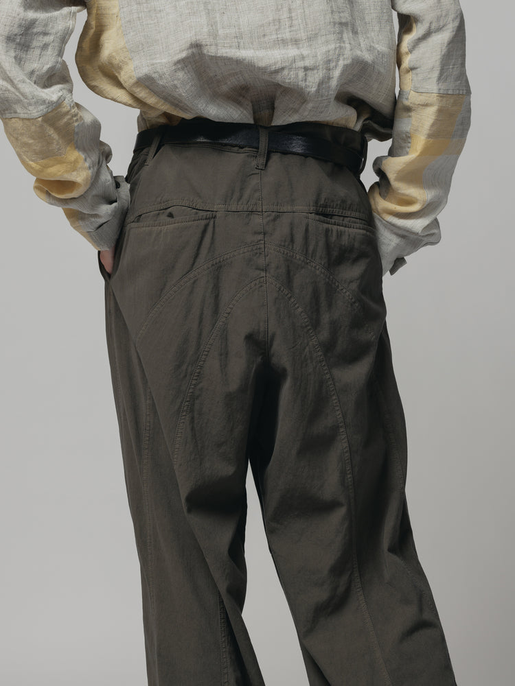 
                  
                    DRY COTTON WIDE TROUSERS
                  
                