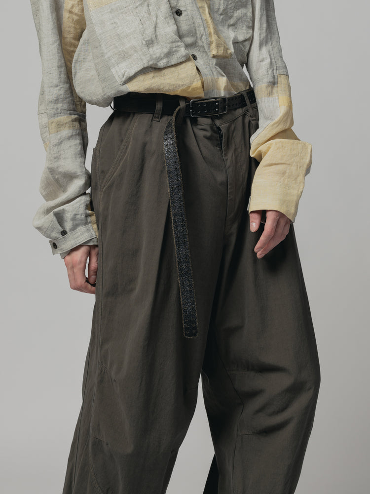 
                  
                    DRY COTTON WIDE TROUSERS
                  
                