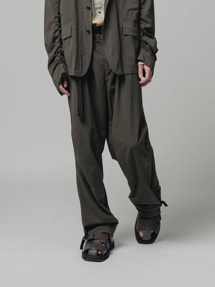 
                  
                    DRY COTTON WIDE TROUSERS
                  
                
