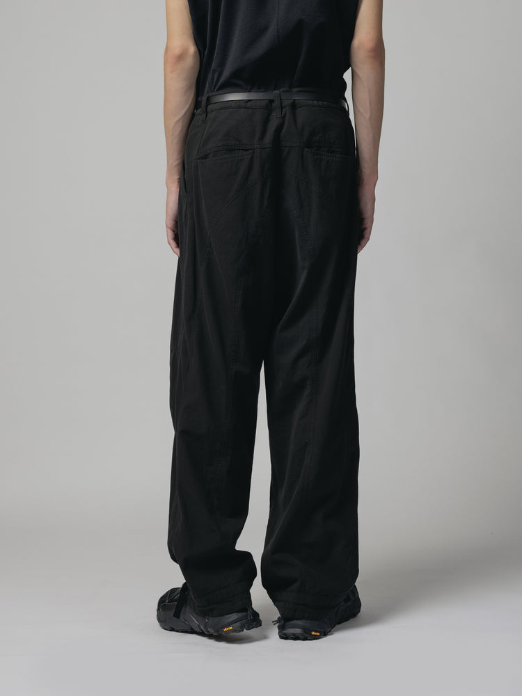 
                  
                    DRY COTTON WIDE TROUSERS
                  
                