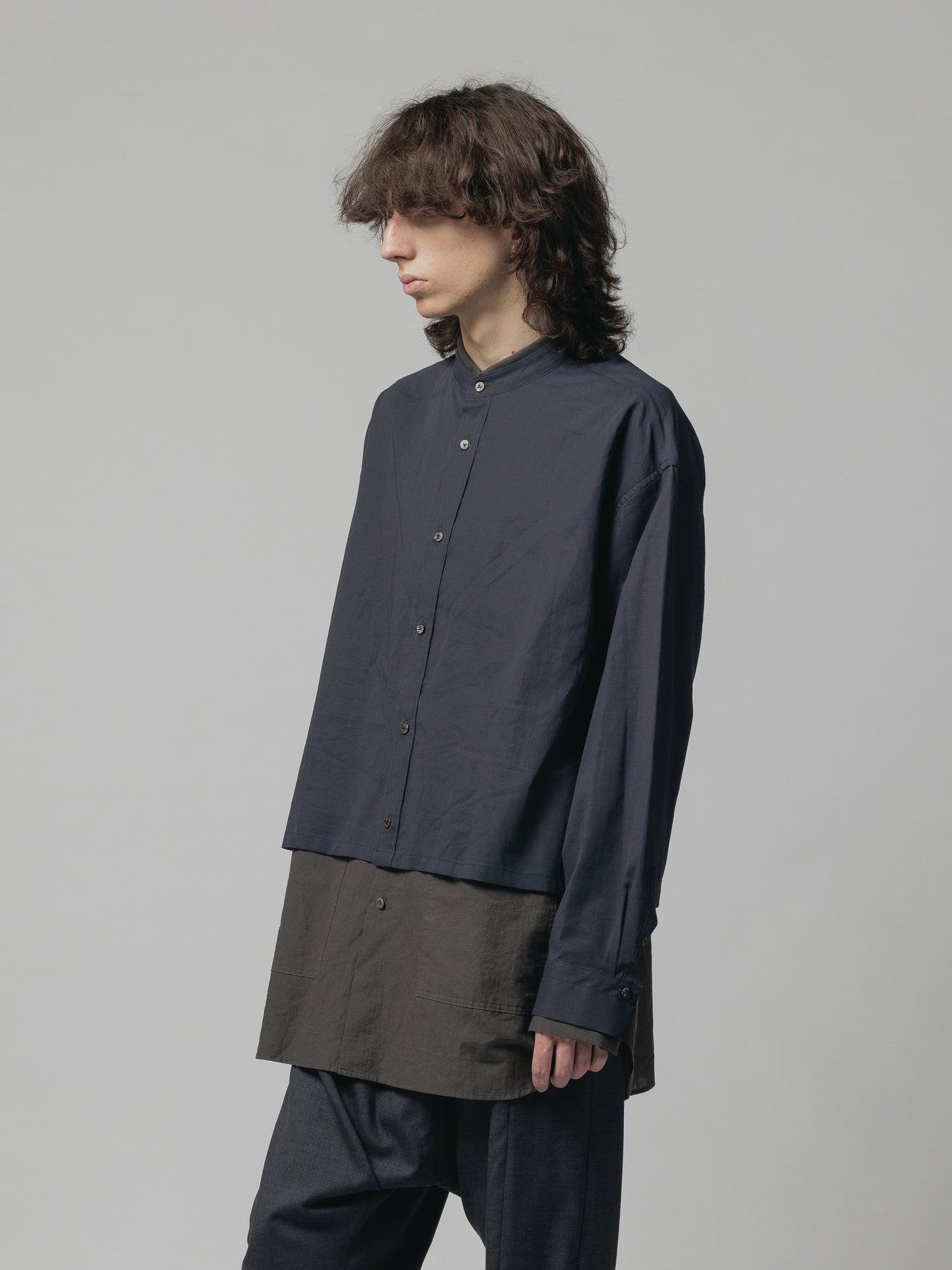 
                  
                    COTTON/LINEN LAYERD SHIRT
                  
                