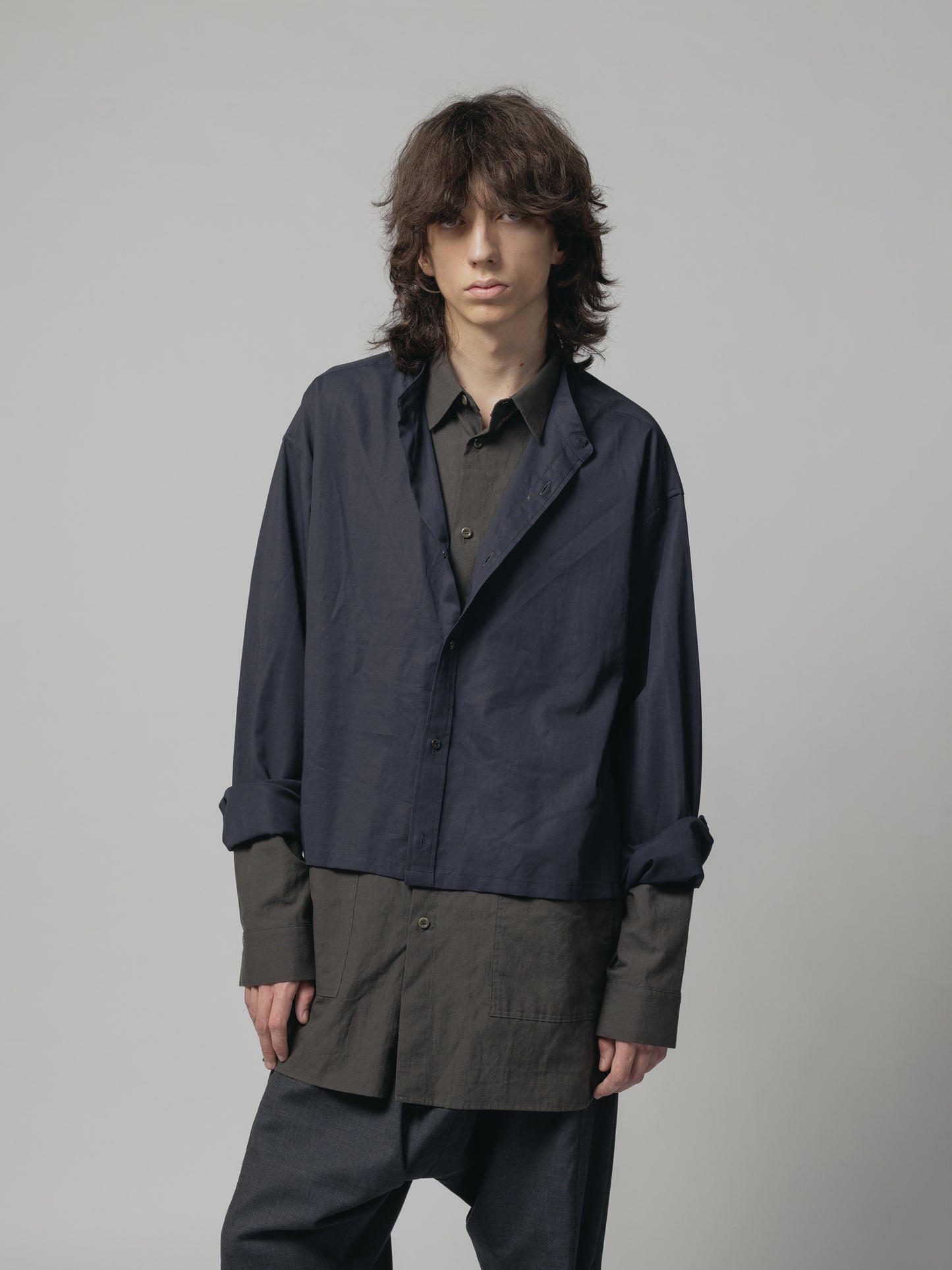 
                  
                    COTTON/LINEN LAYERD SHIRT
                  
                