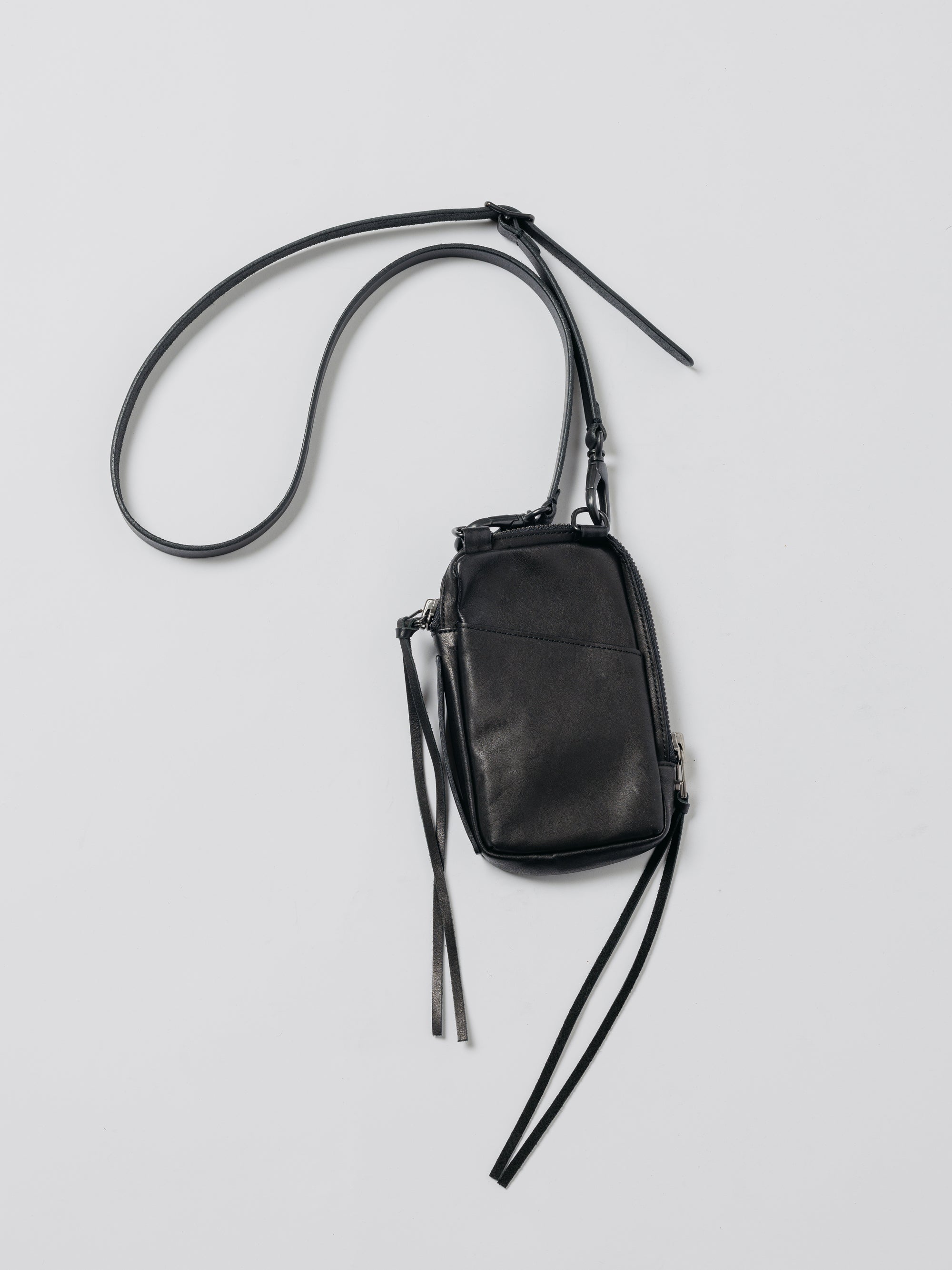 THE VIRIDI-ANNE （ザ ヴィリディアン）TVA 23FW LEATHER NECK POUCH