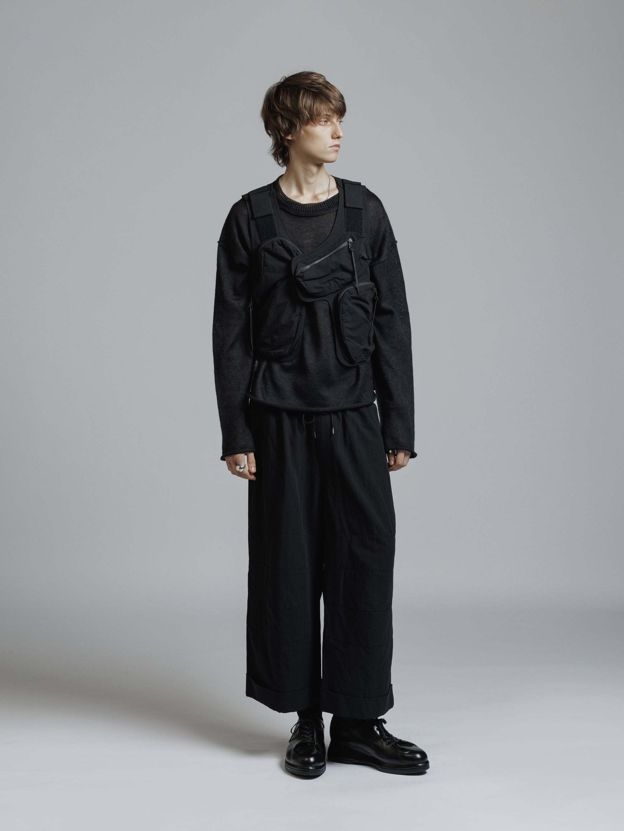 THE VIRIDI-ANNE（ザ ヴィリディアン） TVA 26SS COTTON/NYLON VEST