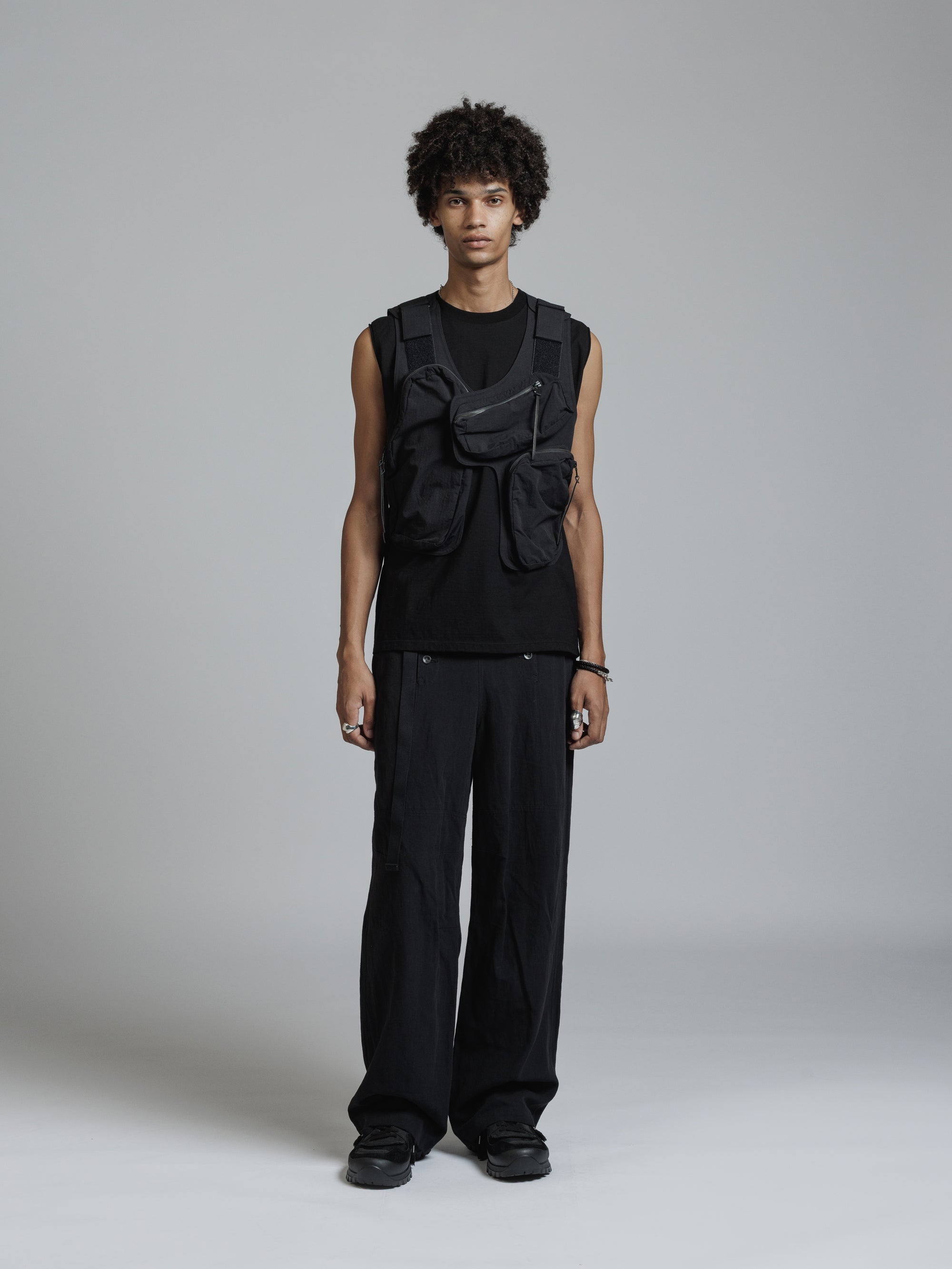 THE VIRIDI-ANNE（ザ ヴィリディアン） TVA 26SS COTTON/NYLON VEST