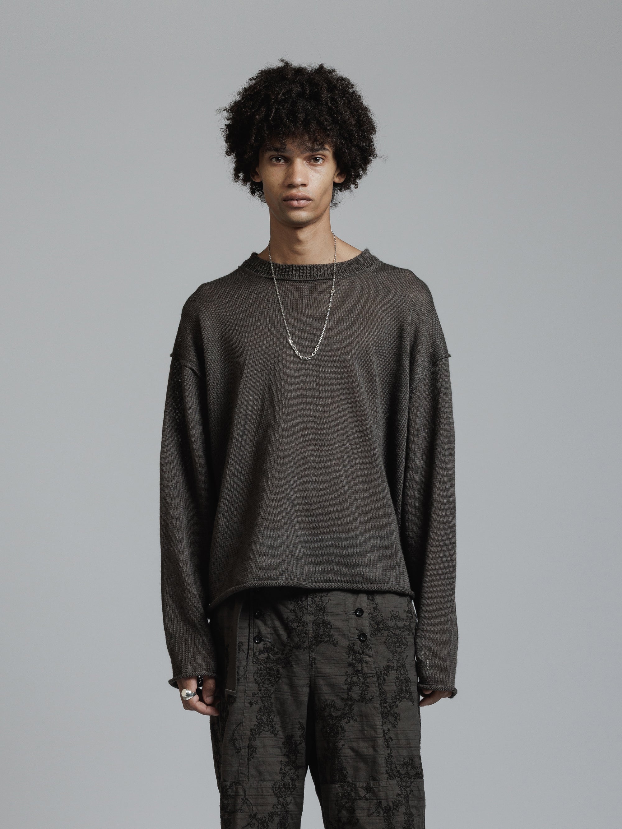 THE VIRIDI-ANNE（ザ ヴィリディアン） TVA 26SS LINEN PULLOVER
