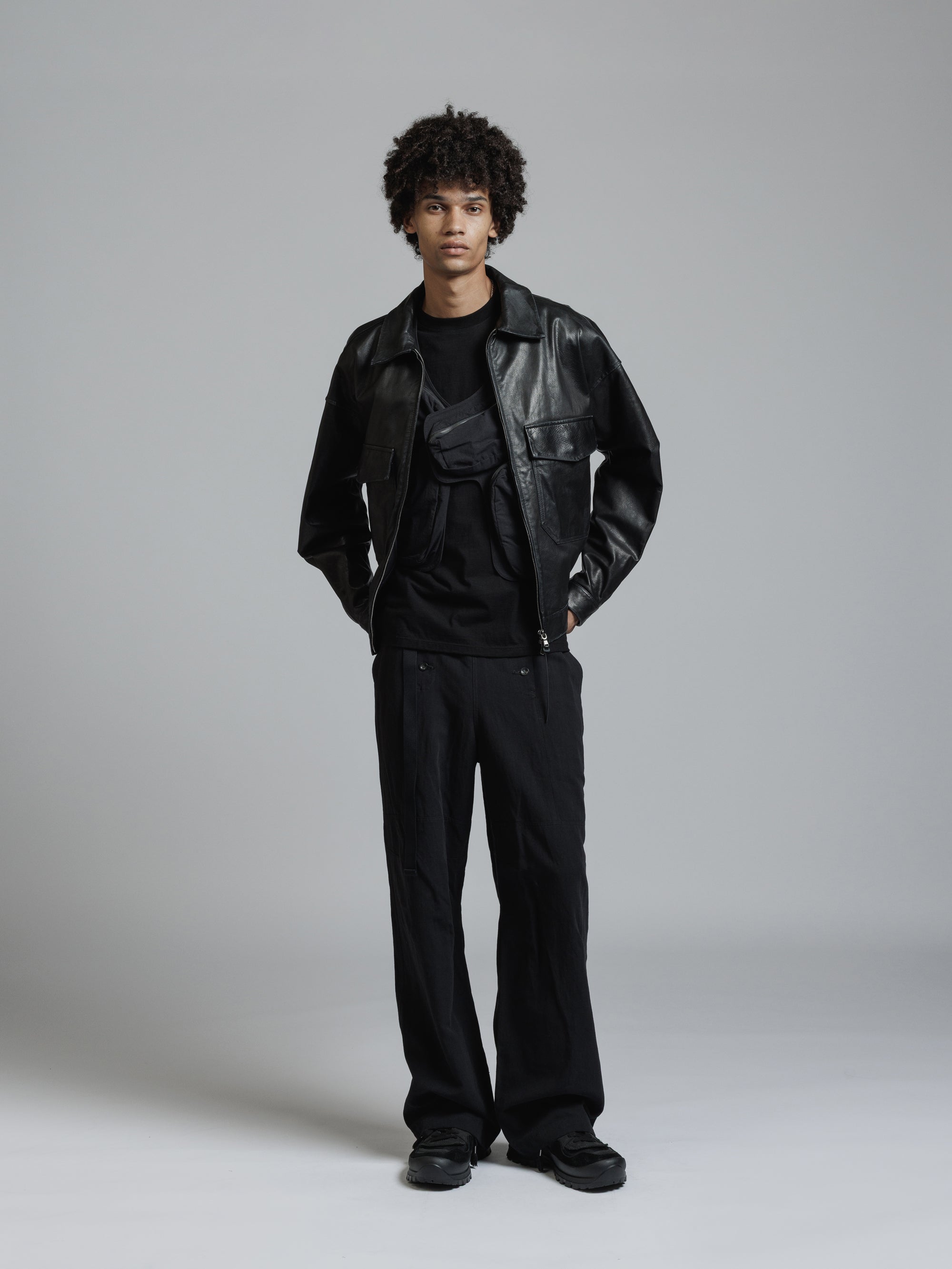 THE VIRIDI-ANNE（ザ ヴィリディアン） TVA 26SS COTTON/NYLON VEST