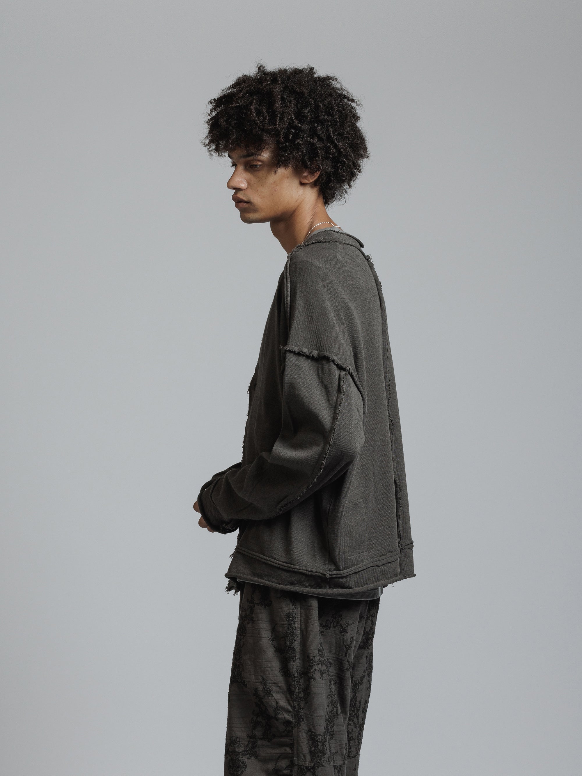 定価５万　The Viridi-anne ヴィリジアン 23SS カーディガン THE VIRIDI-ANNE（ザ ヴィリディアン） TVA 26SS LOW-GAUGE JERSEY