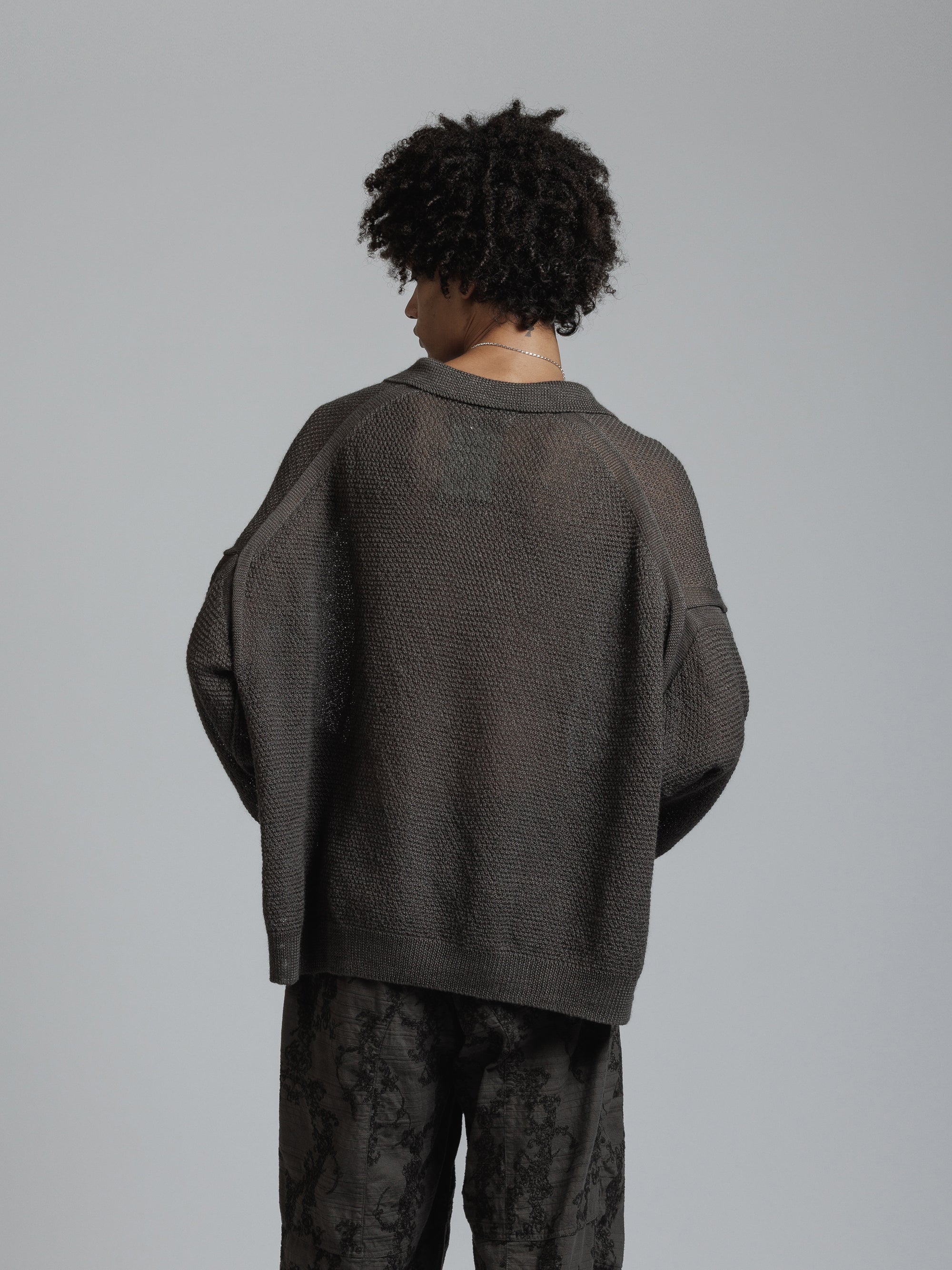 THE VIRIDI-ANNE（ザ ヴィリディアン） TVA 26SS LINEN SKIPPER NECK
