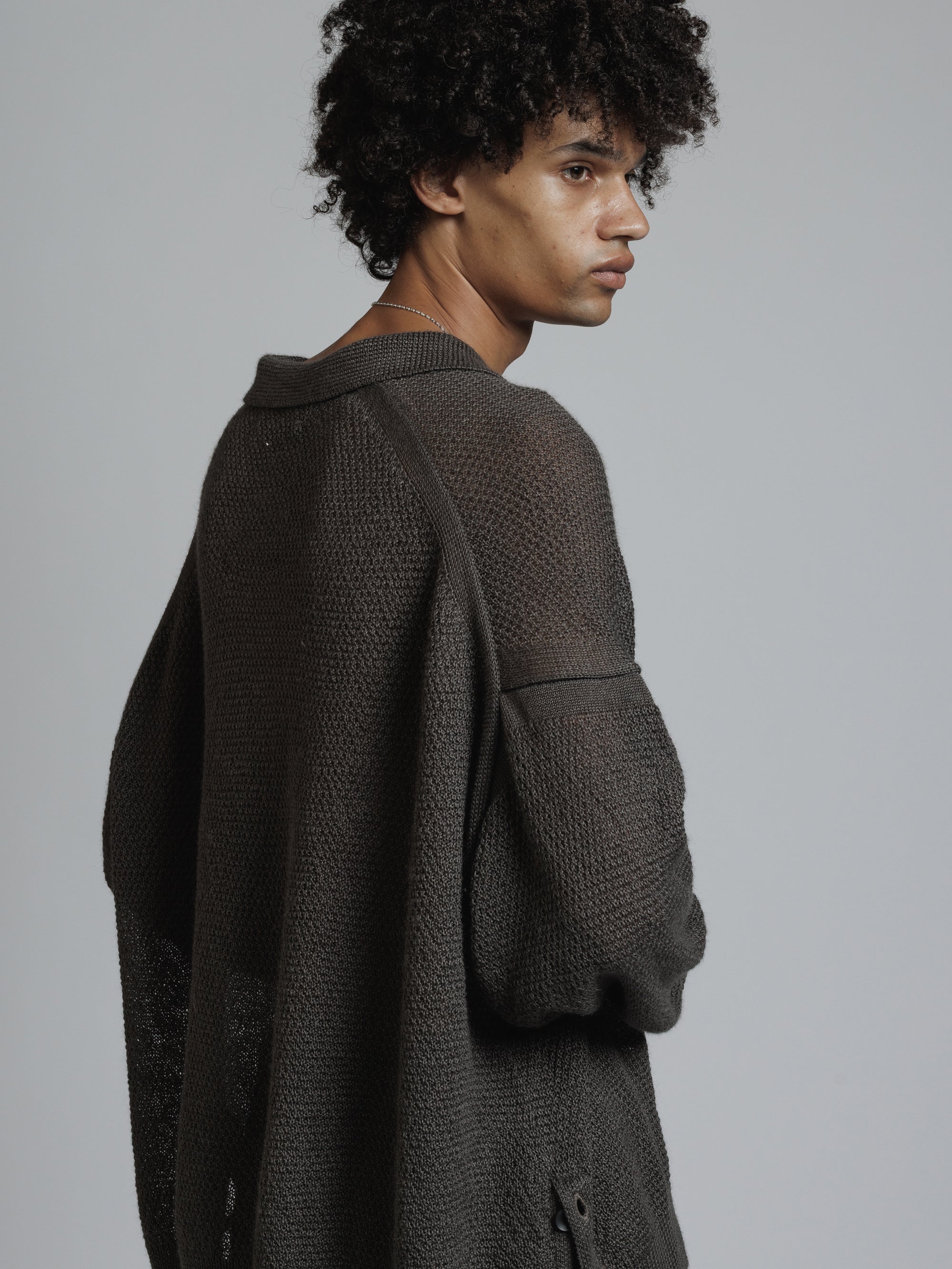 THE VIRIDI-ANNE（ザ ヴィリディアン） TVA 26SS LINEN SKIPPER NECK