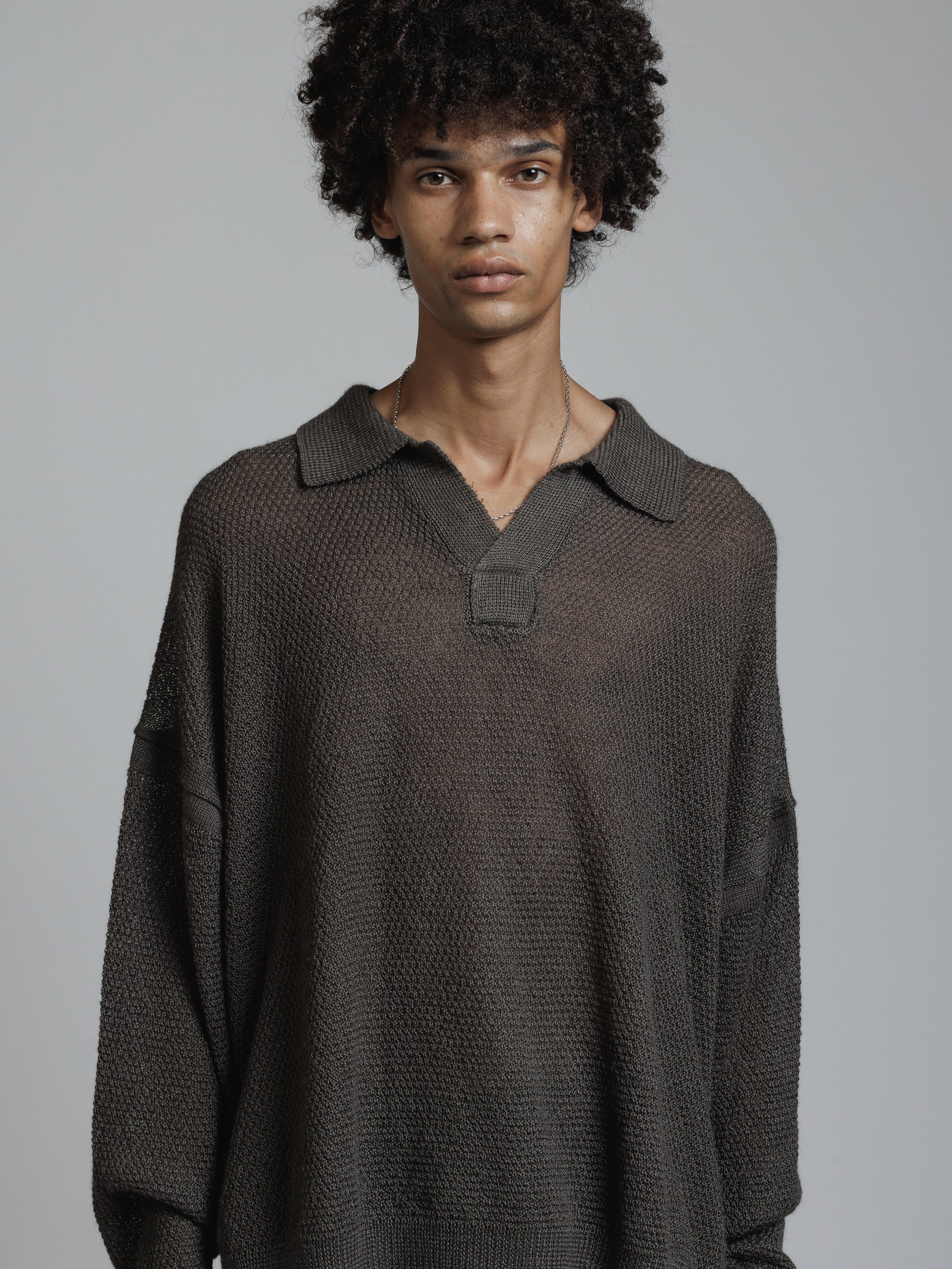 THE VIRIDI-ANNE（ザ ヴィリディアン） TVA 26SS LINEN SKIPPER NECK