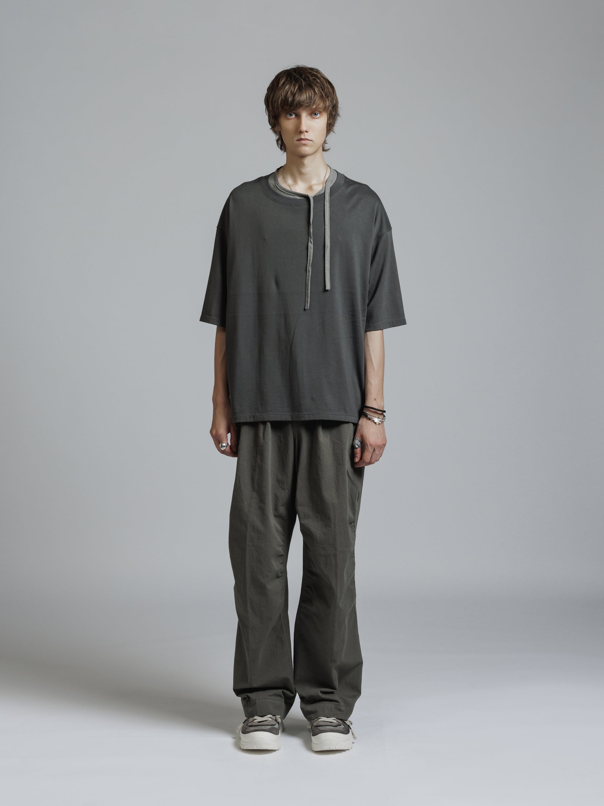 パンツ The Viridi-anne 24AW SHARKSKIN WIDE PT THE VIRIDI-ANNE（ザ ヴィリディアン） TVA 26SS COTTON TWILL WIDE