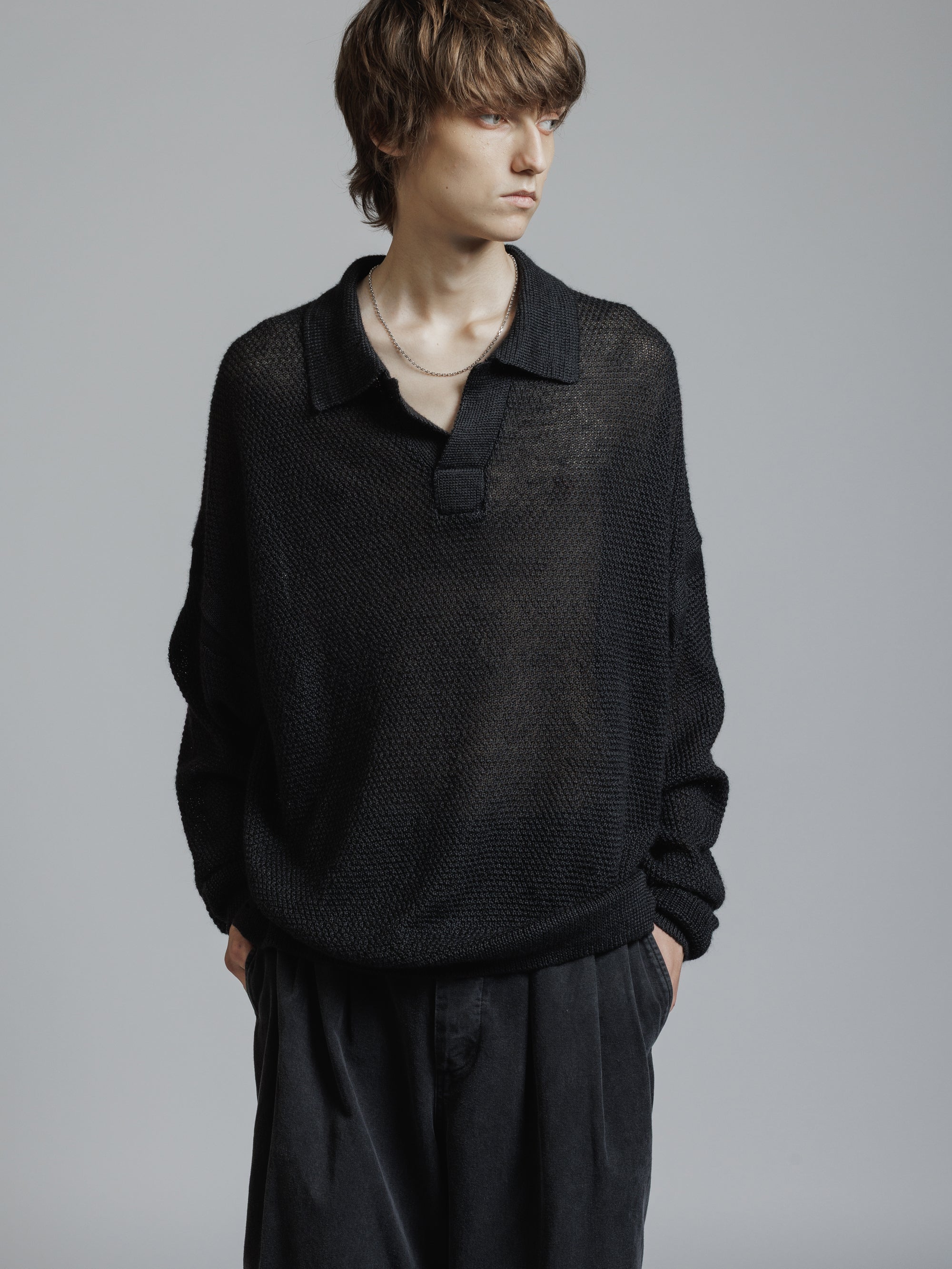 THE VIRIDI-ANNE（ザ ヴィリディアン） TVA 26SS LINEN SKIPPER NECK