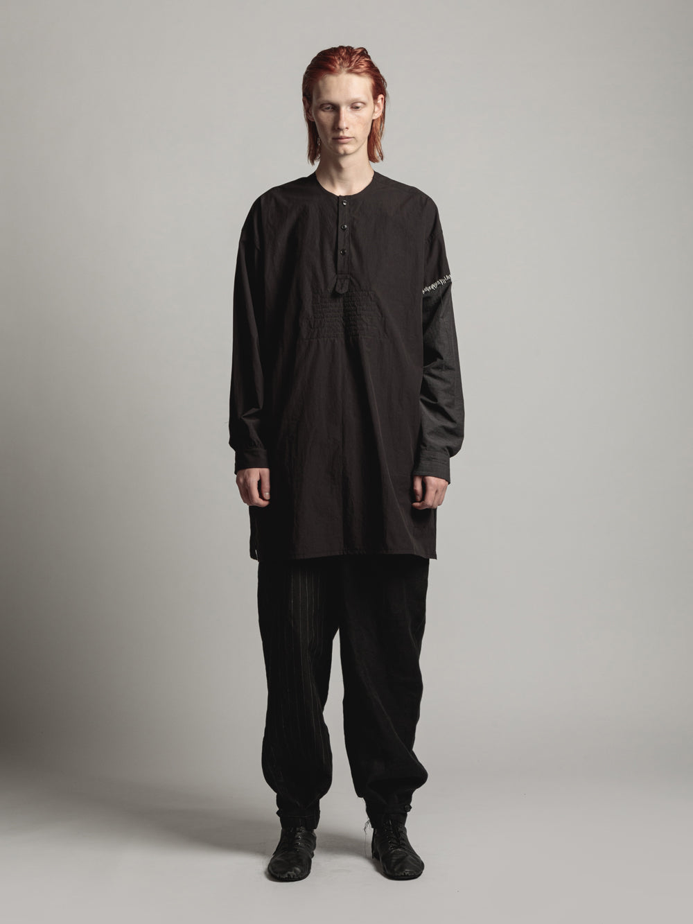 
                  
                    PULL-OVER EMBROIDERY SHIRT
                  
                