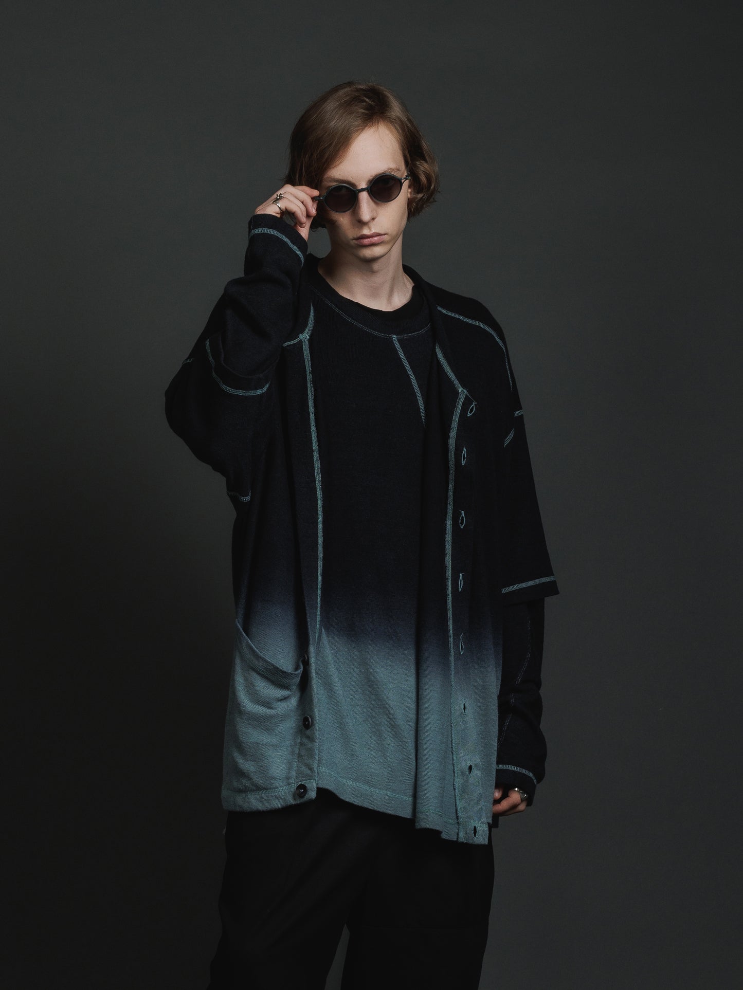 
                  
                    GRADATION DYE JERSEY DOLMAN SLEEVE T
                  
                