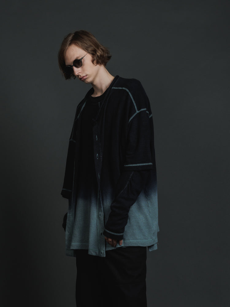
                  
                    GRADATION DYE JERSEY DOLMAN SLEEVE T
                  
                