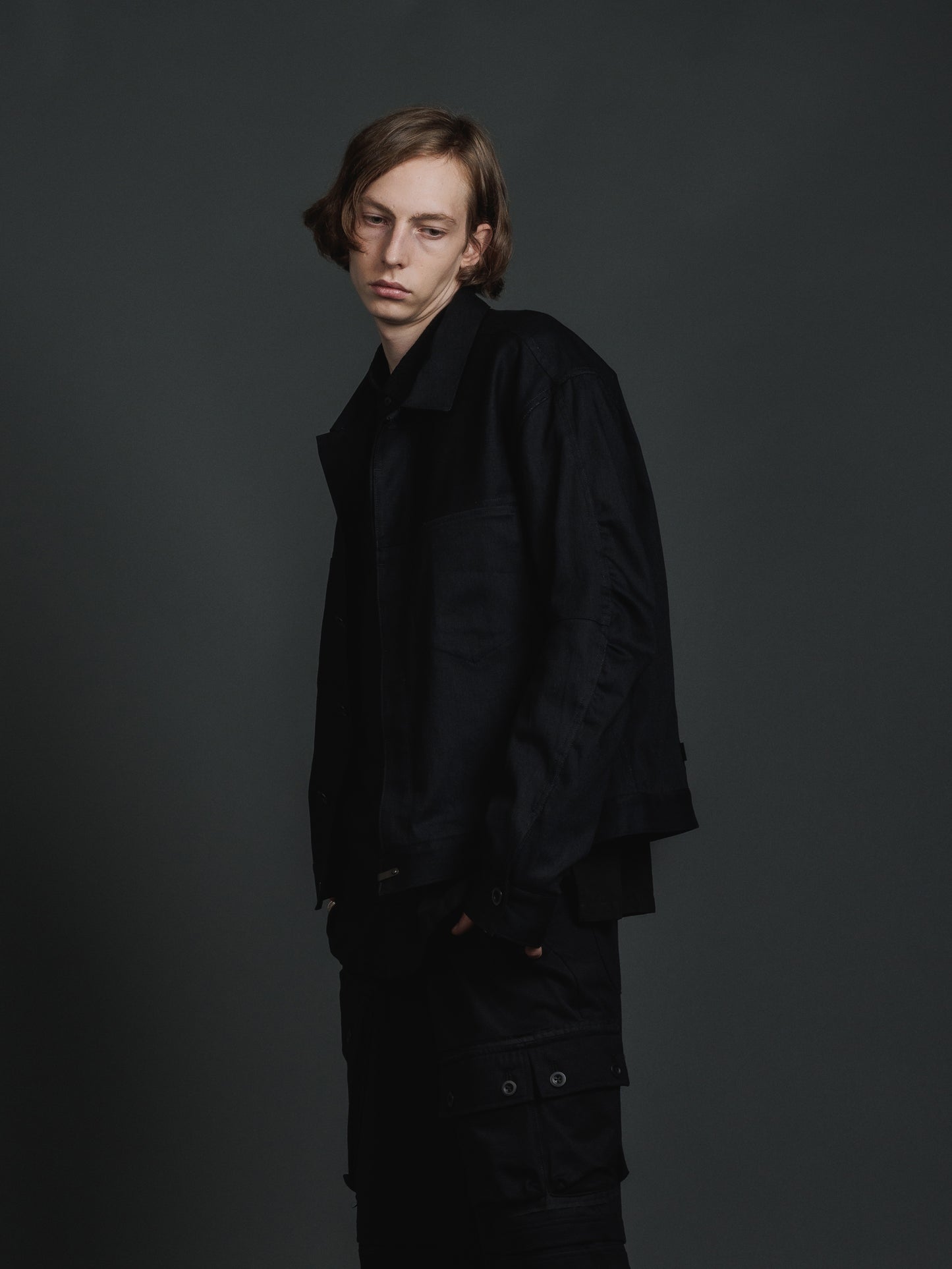 
                  
                    STRETCH DENIM JACKET
                  
                