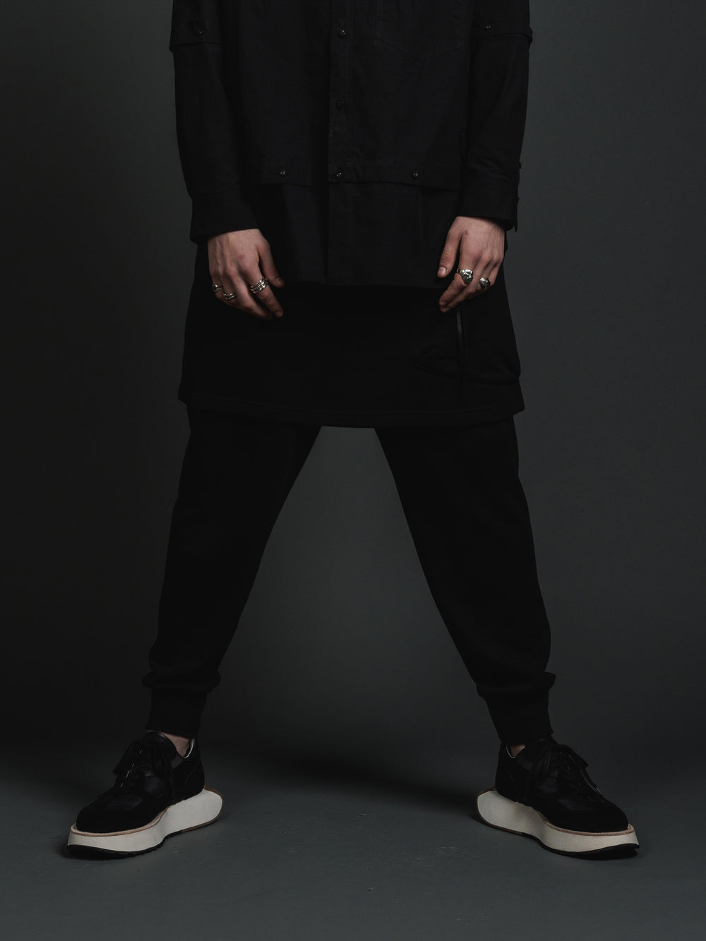 SWEAT SKIRT PANTS
