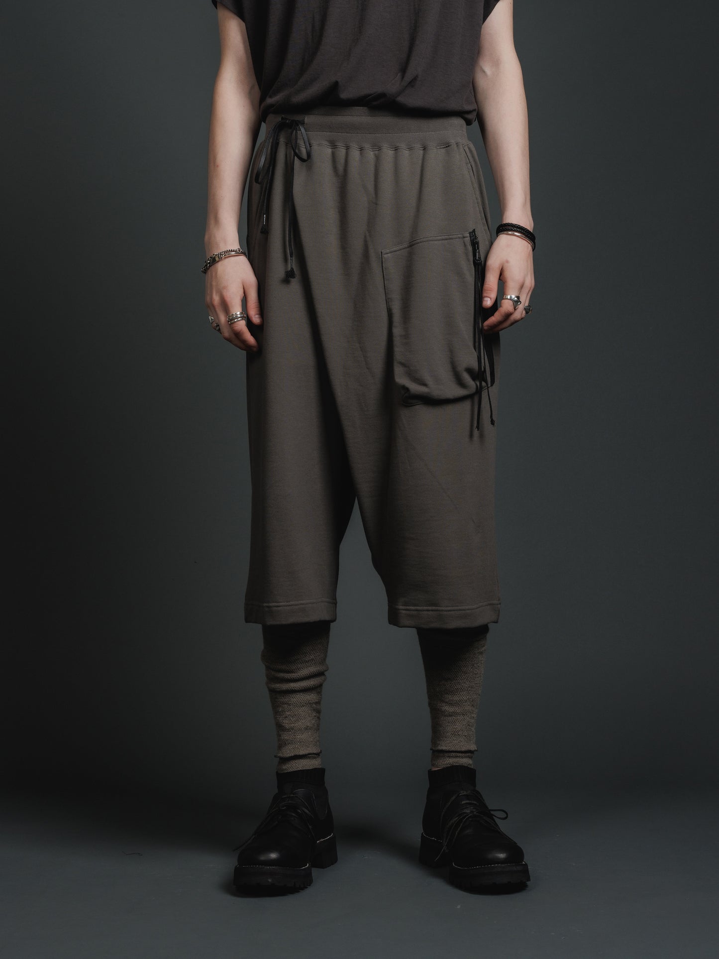 THE VIRIDI-ANNE(ザ ヴィリディアン) TVA 23SS SWEAT WRAP PANTS