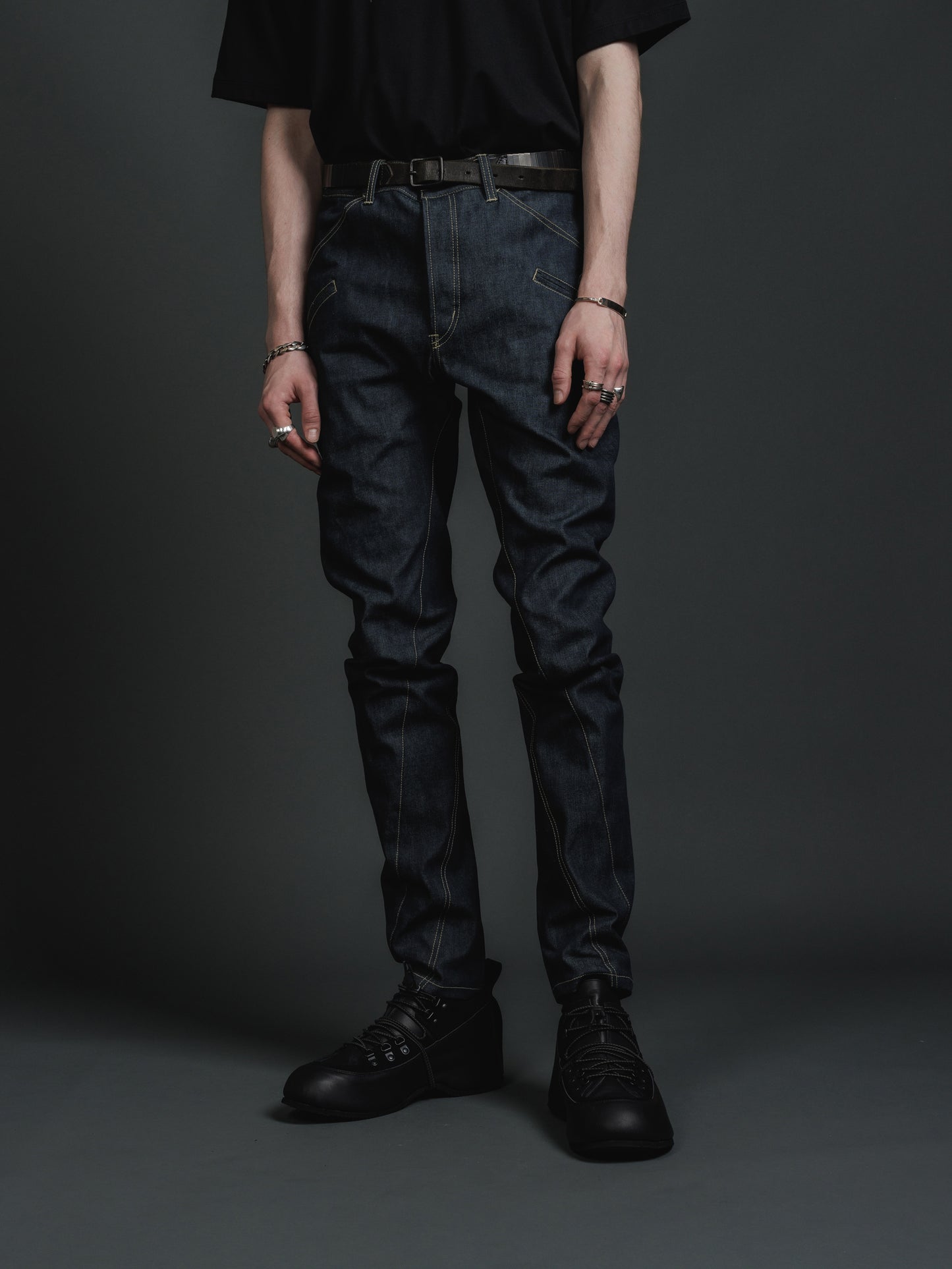 
                  
                    STRETCH DENIM SLIM PANTS
                  
                