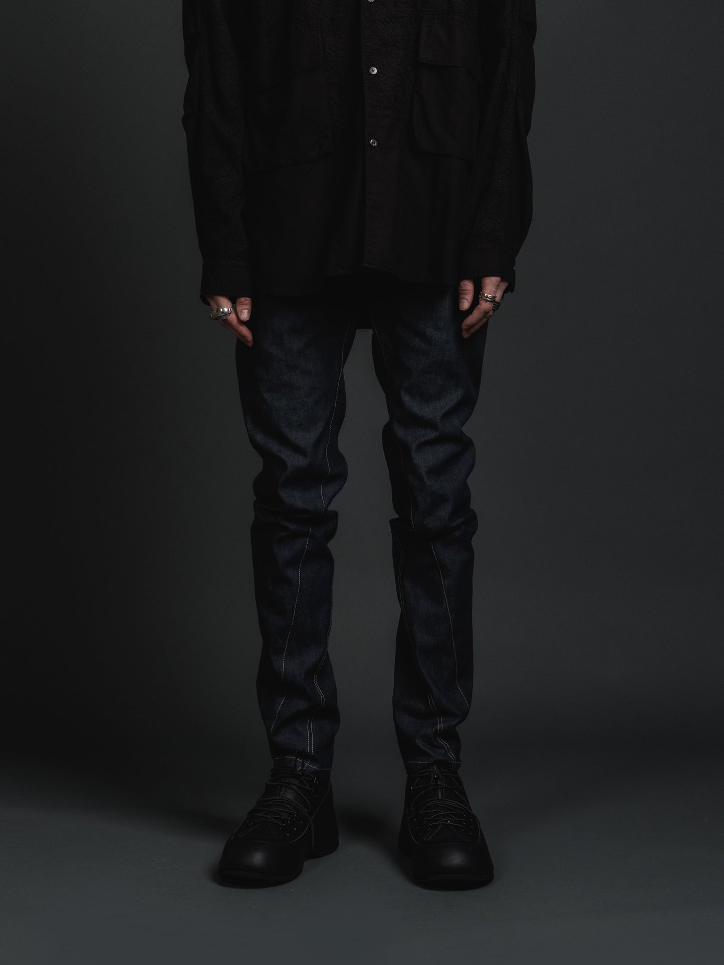 
                  
                    STRETCH DENIM SLIM PANTS
                  
                