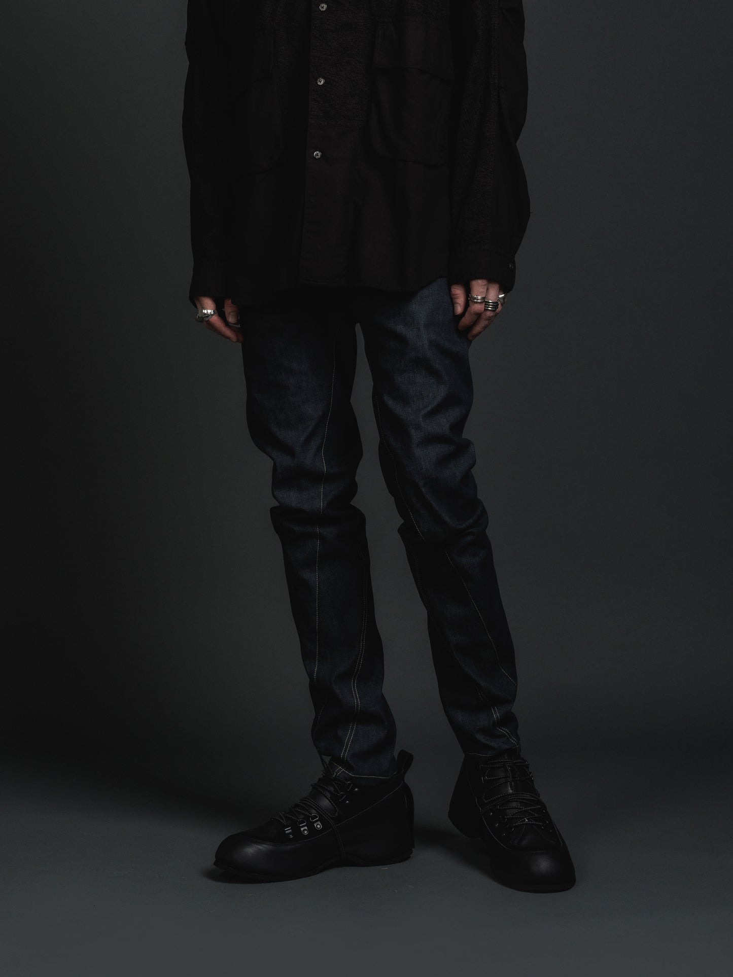 
                  
                    STRETCH DENIM SLIM PANTS
                  
                