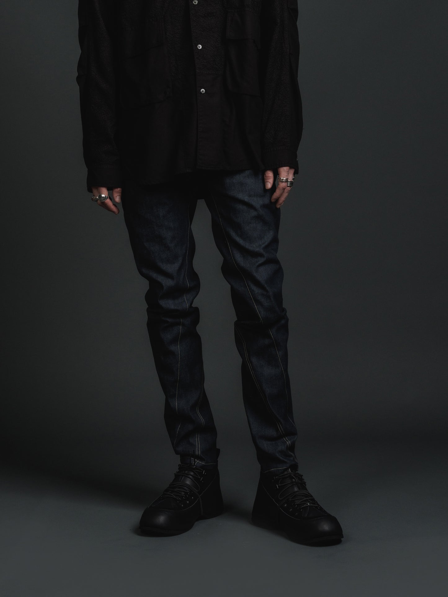 
                  
                    STRETCH DENIM SLIM PANTS
                  
                