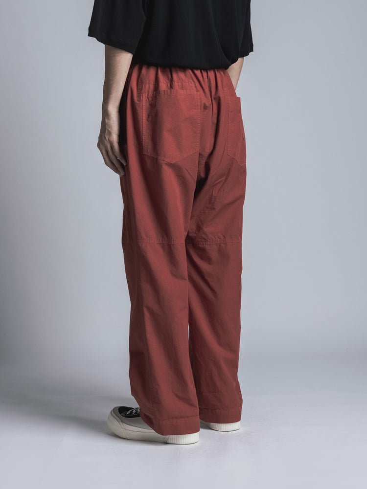 
                  
                    GARMENT DYE WIDE TROUSERS
                  
                