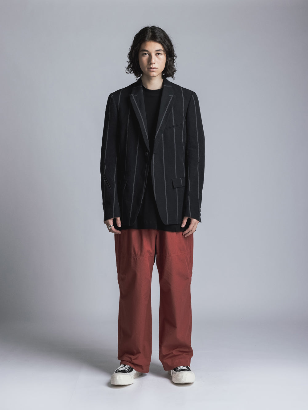 
                  
                    GARMENT DYE WIDE TROUSERS
                  
                