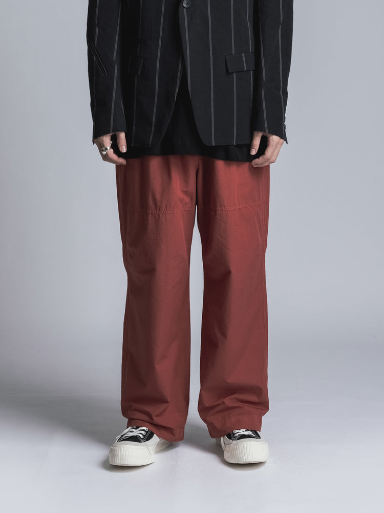 
                  
                    GARMENT DYE WIDE TROUSERS
                  
                