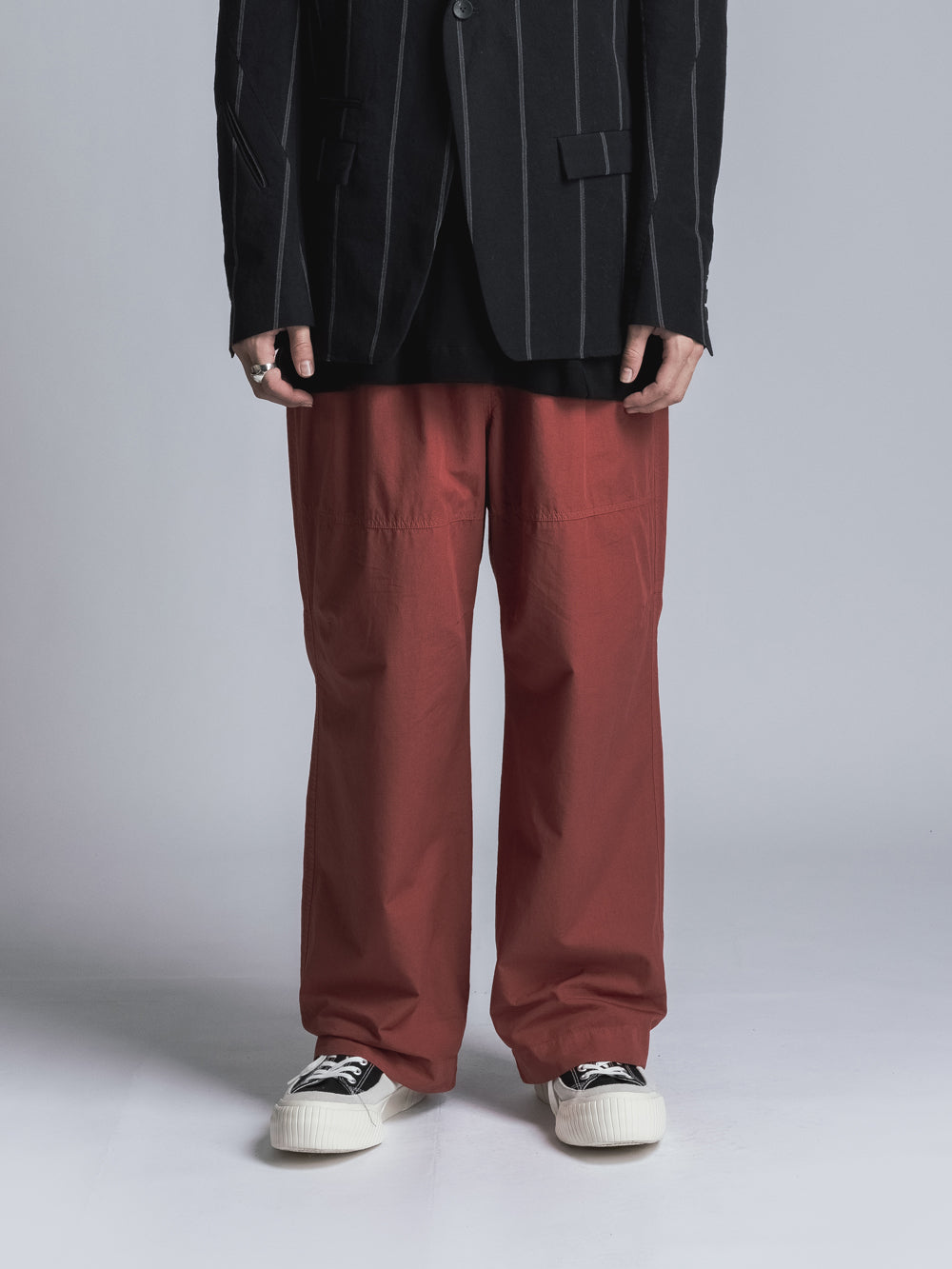 
                  
                    GARMENT DYE WIDE TROUSERS
                  
                