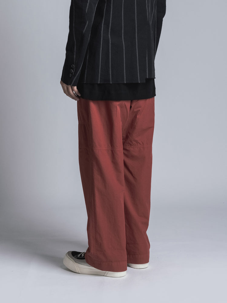 
                  
                    GARMENT DYE WIDE TROUSERS
                  
                