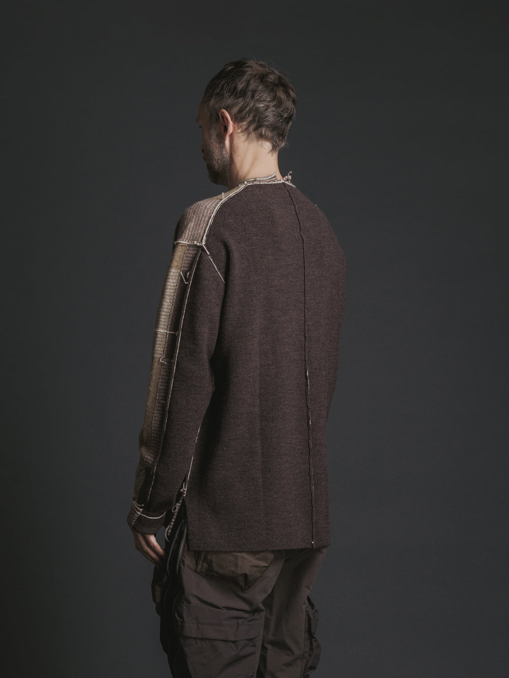 
                  
                    COMBINATION CHECK KNIT
                  
                