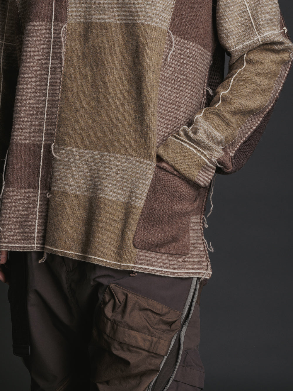 
                  
                    COMBINATION CHECK KNIT
                  
                