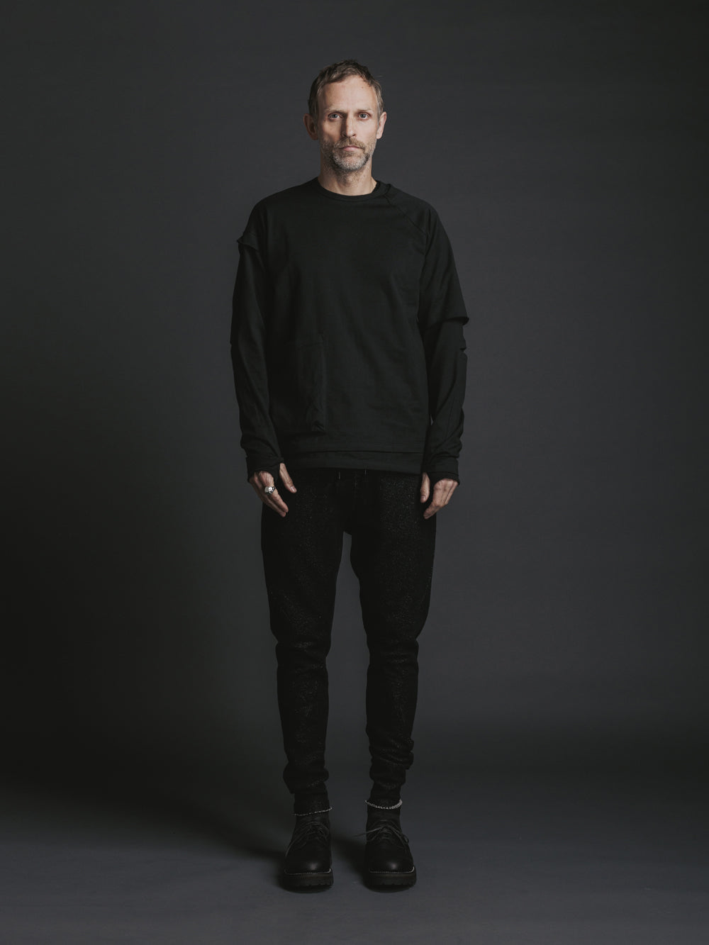 
                  
                    WOOL / COTTON SLIM PANTS
                  
                