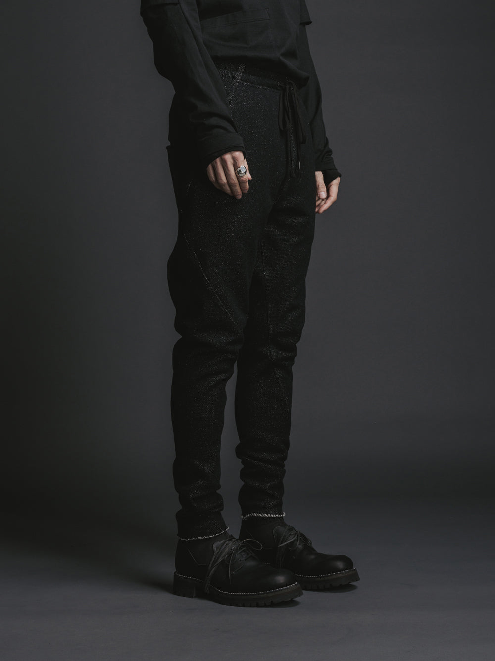 
                  
                    WOOL / COTTON SLIM PANTS
                  
                