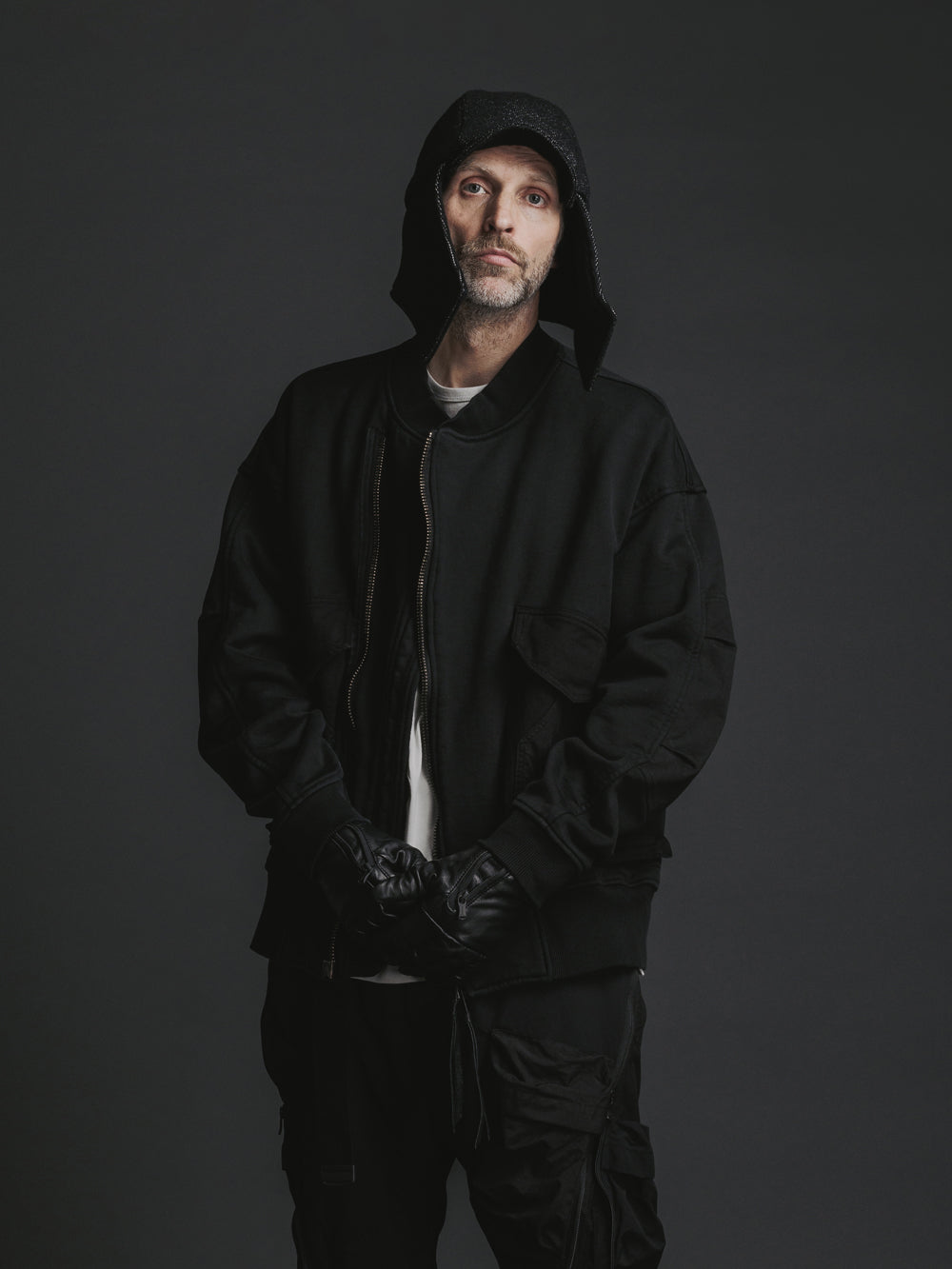 
                  
                    OVER DYE SWEAT ZIP BLOUSON
                  
                