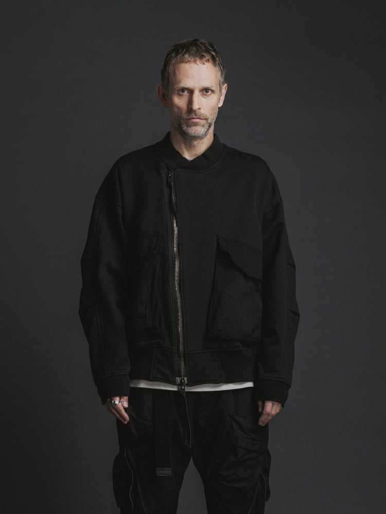 
                  
                    OVER DYE SWEAT ZIP BLOUSON
                  
                