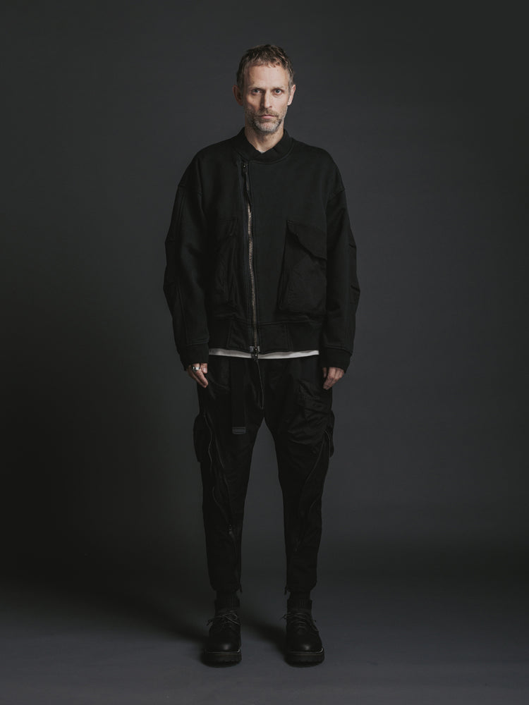 
                  
                    OVER DYE SWEAT ZIP BLOUSON
                  
                