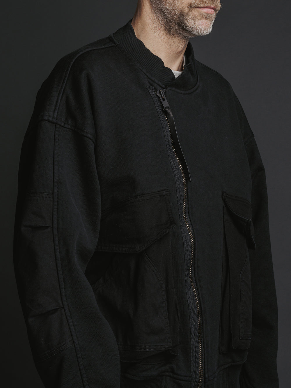 
                  
                    OVER DYE SWEAT ZIP BLOUSON
                  
                