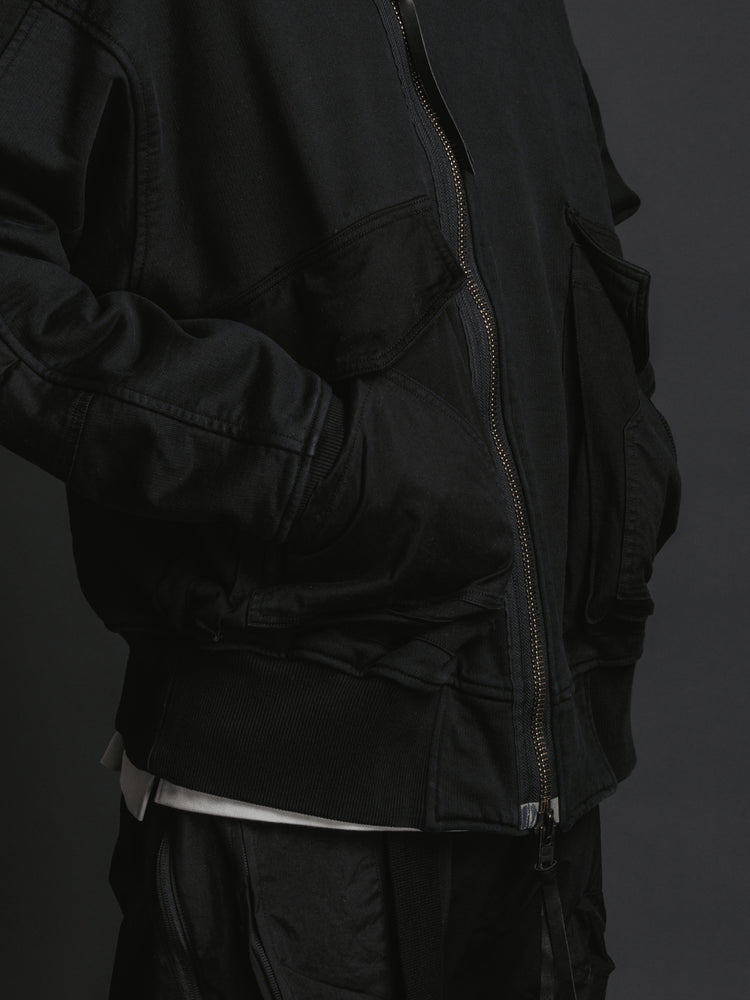 
                  
                    OVER DYE SWEAT ZIP BLOUSON
                  
                