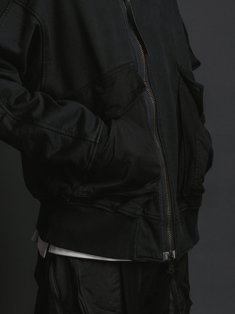 
                  
                    OVER DYE SWEAT ZIP BLOUSON
                  
                