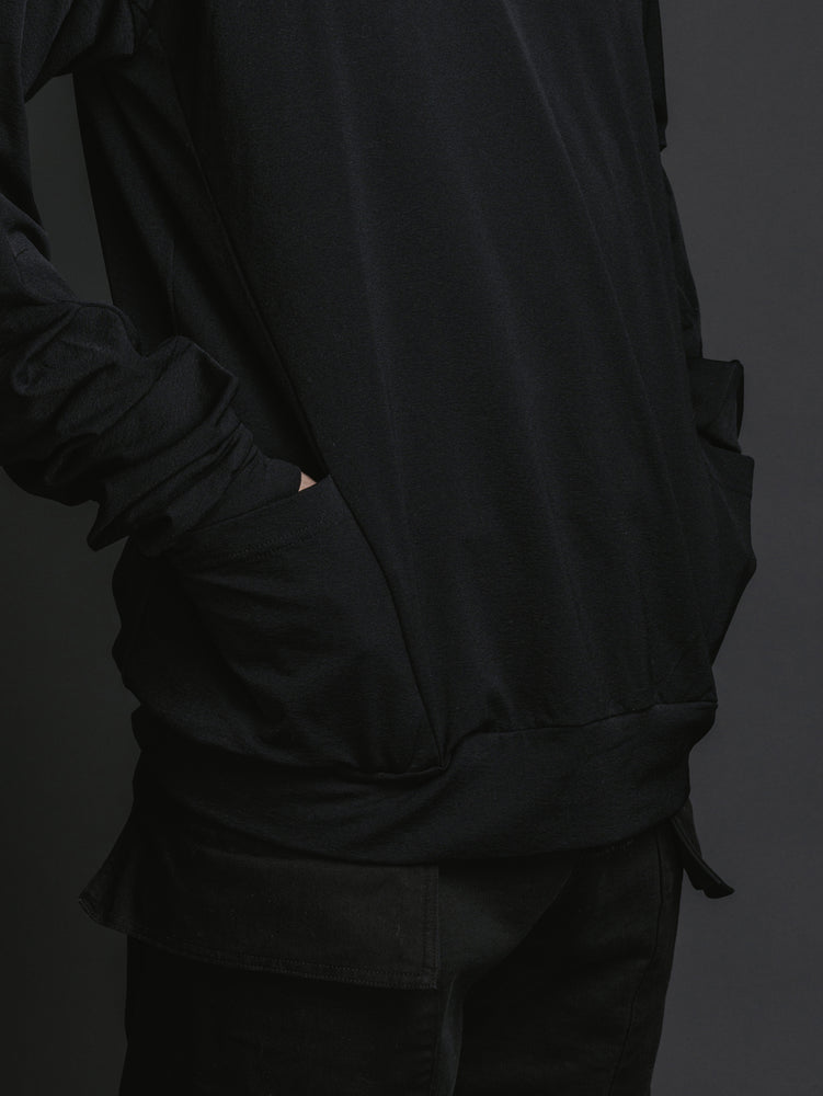 
                  
                    STRETCH NYLON LOOSE LONG SLEEVE T-SHIRTS
                  
                